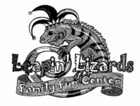 LEAPIN' LIZARDS FAMILY FUN CENTER Logo (USPTO, 11.03.2009)