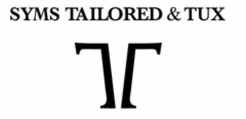 T SYMS TAILORED & TUX Logo (USPTO, 18.08.2009)