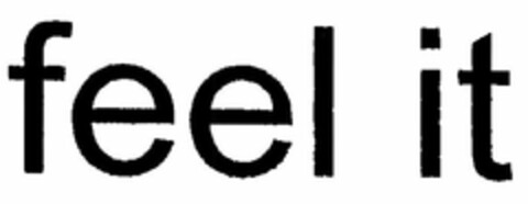 FEEL IT Logo (USPTO, 19.11.2009)