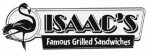 ISAAC'S FAMOUS GRILLED SANDWICHES Logo (USPTO, 15.02.2010)