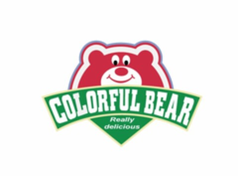 COLORFUL BEAR REALLY DELICIOUS Logo (USPTO, 18.10.2010)