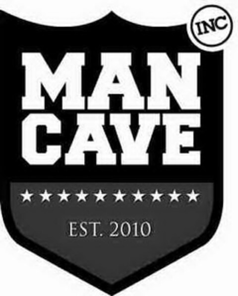MAN CAVE INC. EST. 2010 Logo (USPTO, 07.07.2011)