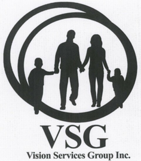 VSG VISION SERVICES GROUP INC. Logo (USPTO, 15.08.2011)