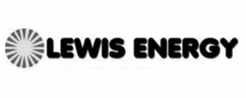 LEWIS ENERGY Logo (USPTO, 29.08.2011)