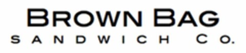 BROWN BAG SANDWICH CO. Logo (USPTO, 16.08.2012)