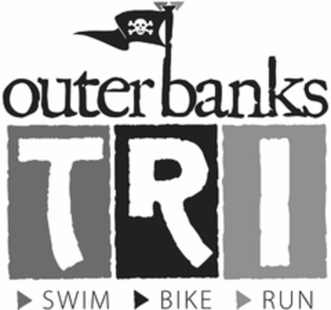 OUTER BANKS TRI SWIM BIKE RUN Logo (USPTO, 15.08.2013)