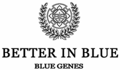 BETTER IN BLUE BLUE GENES Logo (USPTO, 20.08.2013)
