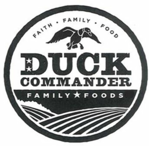 FAITH ­ FAMILY ­ FOOD AND DUCK COMMANDER FAMILY FOODS Logo (USPTO, 06.12.2014)