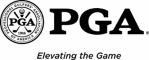 PGA 1916 PROFESSIONAL GOLFERS' ASSOCIATION OF AMERICA ELEVATING THE GAME Logo (USPTO, 03.03.2015)