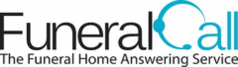 FUNERALCALL THE FUNERAL HOME ANSWERING SERVICE Logo (USPTO, 03.04.2015)