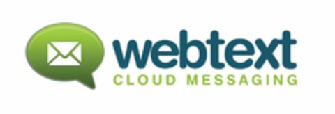 WEBTEXT CLOUD MESSAGING Logo (USPTO, 20.04.2015)