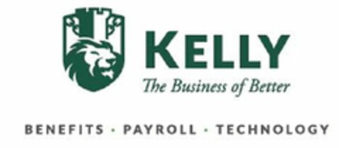 KELLY THE BUSINESS OF BETTER BENEFITS ·PAYROLL · TECHNOLOGY Logo (USPTO, 28.05.2015)