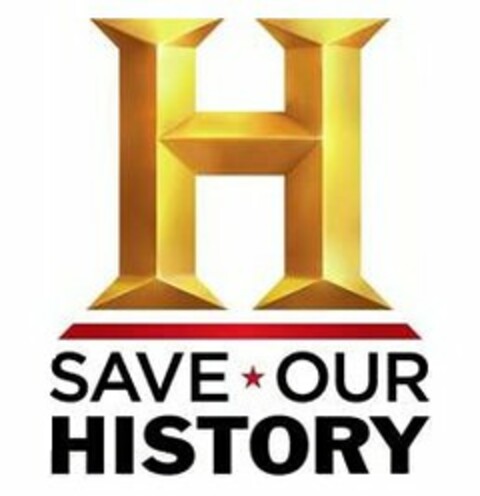 H SAVE OUR HISTORY Logo (USPTO, 06/01/2015)