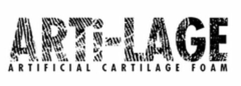 ARTI-LAGE ARTIFICIAL CARTILAGE FOAM Logo (USPTO, 20.10.2015)
