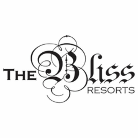 THE BLISS RESORTS Logo (USPTO, 24.10.2015)