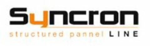 SYNCRON STRUCTURED PANNEL LINE Logo (USPTO, 06.11.2015)