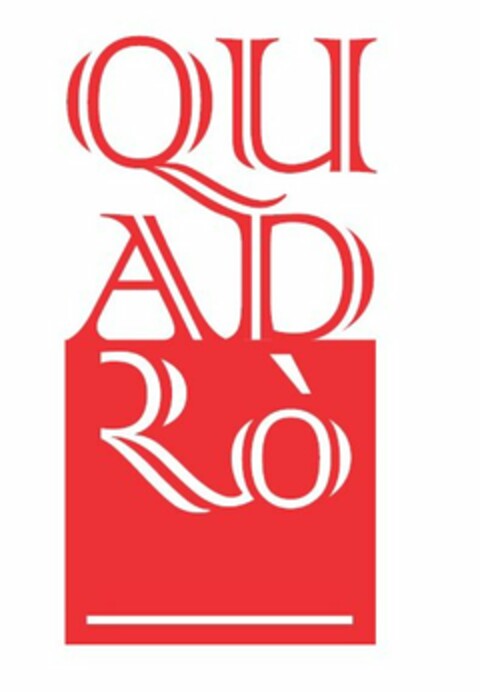 QUADRÒ Logo (USPTO, 04/29/2016)