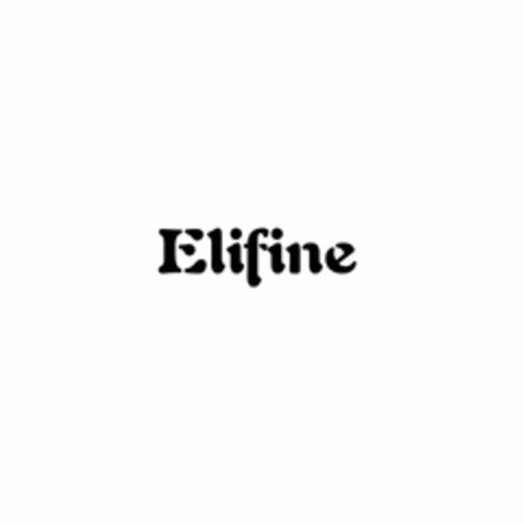 ELIFINE Logo (USPTO, 26.06.2016)