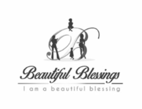 B BEAUTIFUL BLESSINGS I AM A BEAUTIFUL BLESSING Logo (USPTO, 08/10/2016)