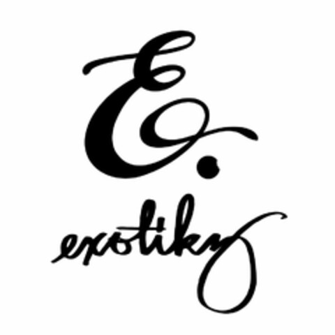 E EXOTIKZ Logo (USPTO, 30.11.2016)