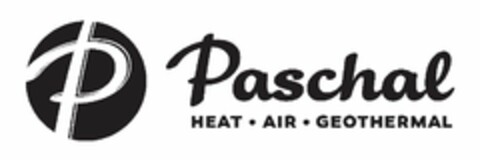 P PASCHAL HEAT AIR GEOTHERMAL Logo (USPTO, 27.06.2017)