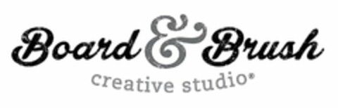 BOARD & BRUSH CREATIVE STUDIO Logo (USPTO, 31.08.2017)