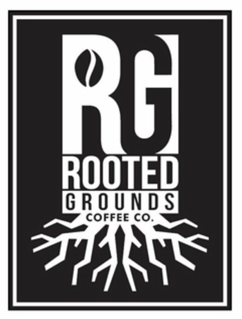 RG ROOTED GROUNDS COFFEE CO. Logo (USPTO, 17.10.2017)