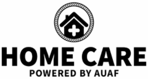 HOME CARE POWERED BY AUAF Logo (USPTO, 01.11.2017)