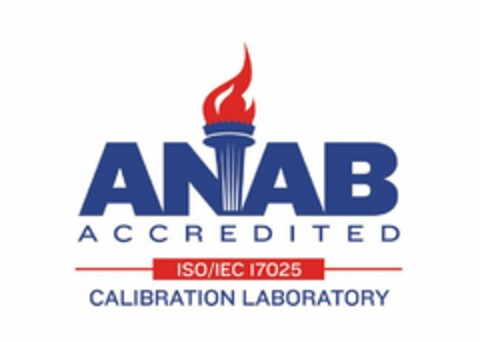 ANAB ACCREDITED ISO/IEC 17025 CALIBRATION LABORATORY Logo (USPTO, 14.02.2018)