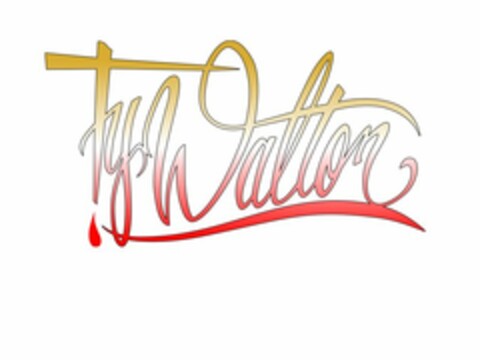 TY WALTON Logo (USPTO, 03/12/2018)