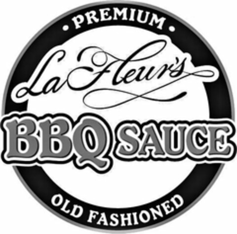 LAFLEUR'S BBQ SAUCE PREMIUM OLD FASHIONED Logo (USPTO, 30.03.2018)