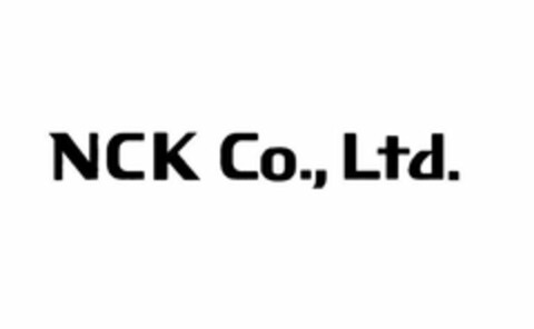 NCK CO., LTD. Logo (USPTO, 03.08.2018)