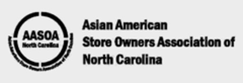 AASOA NORTH CAROLINA ASIAN AMERICAN STORE OWNERS ASSOCIATION OF NORTH CAROLINA Logo (USPTO, 08/14/2018)