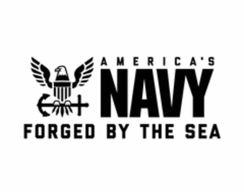 AMERICA'S NAVY FORGED BY THE SEA Logo (USPTO, 26.11.2018)