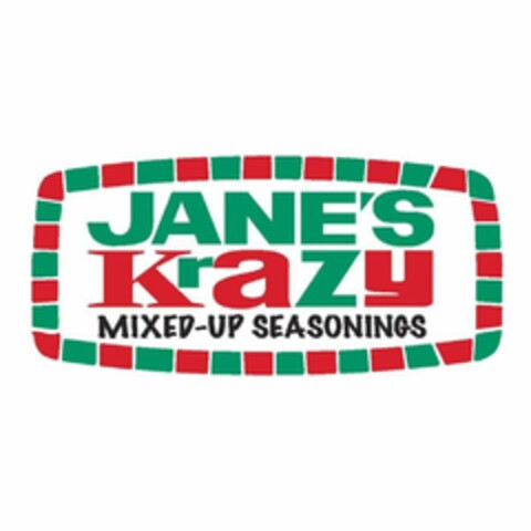 JANE'S KRAZY MIXED-UP SEASONINGS Logo (USPTO, 05.12.2018)