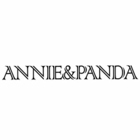 ANNIE&PANDA Logo (USPTO, 12.04.2019)