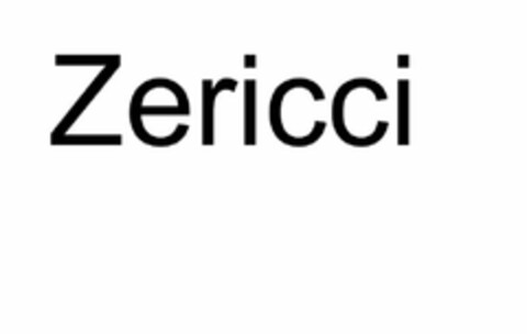 ZERICCI Logo (USPTO, 16.07.2019)