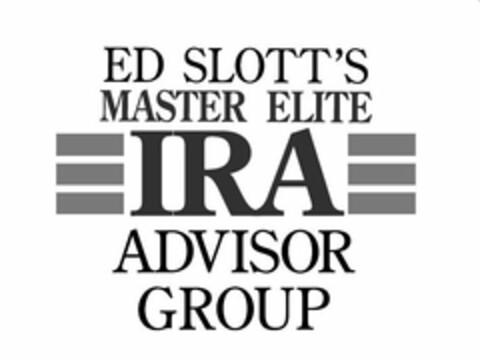 ED SLOTT'S MASTER ELITE IRA ADVISOR GROUP Logo (USPTO, 23.06.2020)