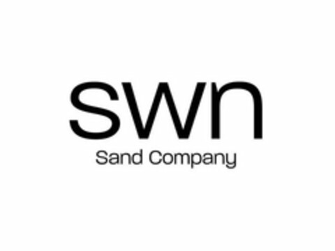 SWN SAND COMPANY Logo (USPTO, 25.03.2009)