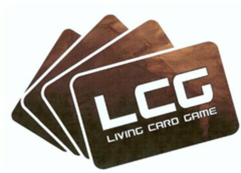 LCG LIVING CARD GAME Logo (USPTO, 26.08.2009)