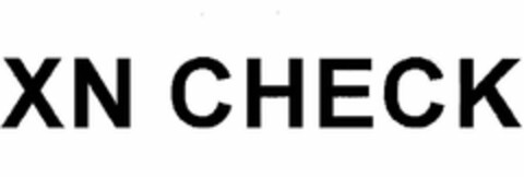 XN CHECK Logo (USPTO, 07.10.2010)