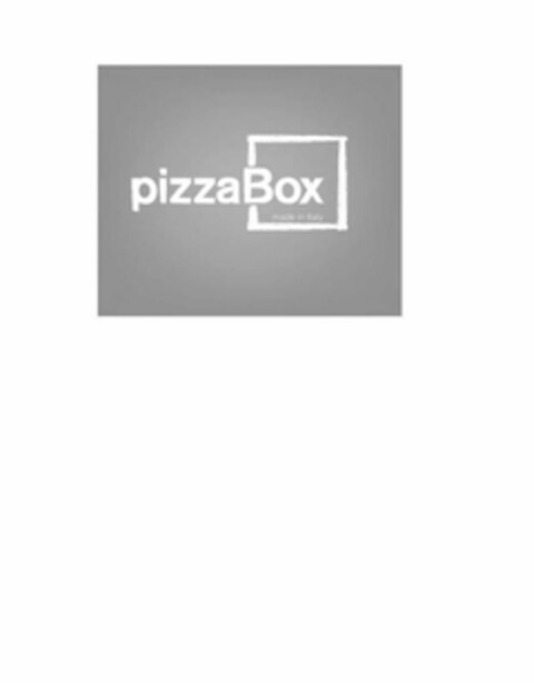 PIZZABOX MADE IN ITALY Logo (USPTO, 10.10.2011)