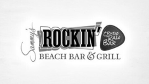 SAMMY'S ROCKIN' CRUDO RAW BAR BEACH BAR & GRILL Logo (USPTO, 15.11.2011)