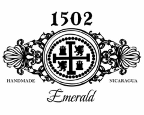 1502 HANDMADE NICARAGUA EMERALD Logo (USPTO, 12/17/2012)