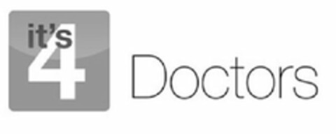 IT'S4 DOCTORS Logo (USPTO, 22.08.2013)