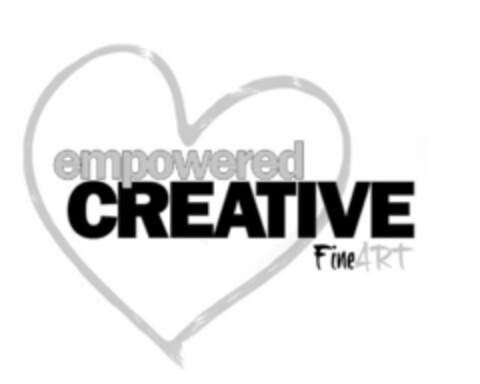 EMPOWERED CREATIVE FINE ART Logo (USPTO, 25.09.2013)