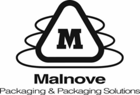 M MALNOVE PACKAGING & PACKAGING SOLUTIONS Logo (USPTO, 03/20/2014)