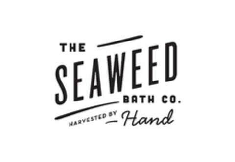 THE SEAWEED BATH CO. HARVESTED BY HAND Logo (USPTO, 02.07.2014)