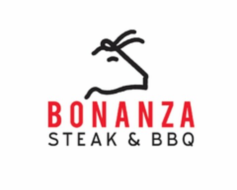 BONANZA STEAK & BBQ Logo (USPTO, 10.02.2015)