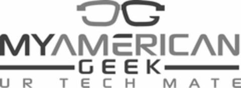 MY AMERICAN GEEK UR TECH MATE Logo (USPTO, 22.05.2015)